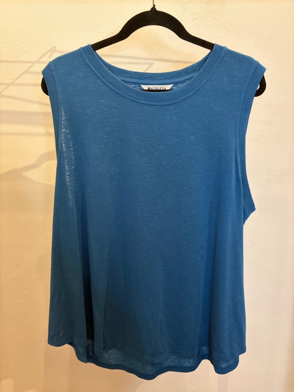 Athleta Teal-Blue Sleeveless Breezy Tank